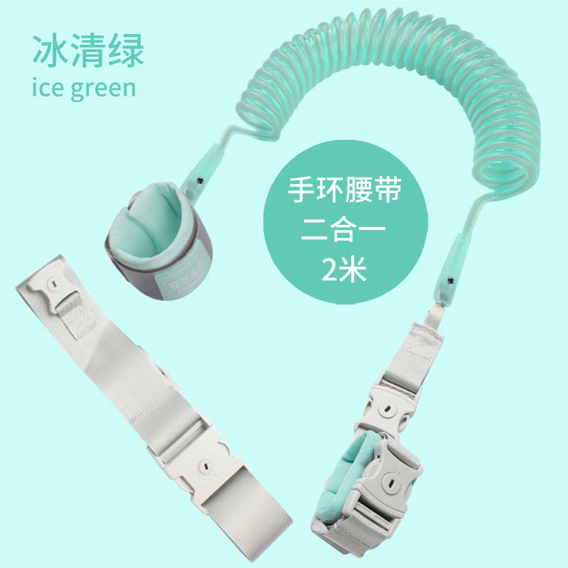 Anti-lost Children With Traction Rope Induction Lock Security Protection
