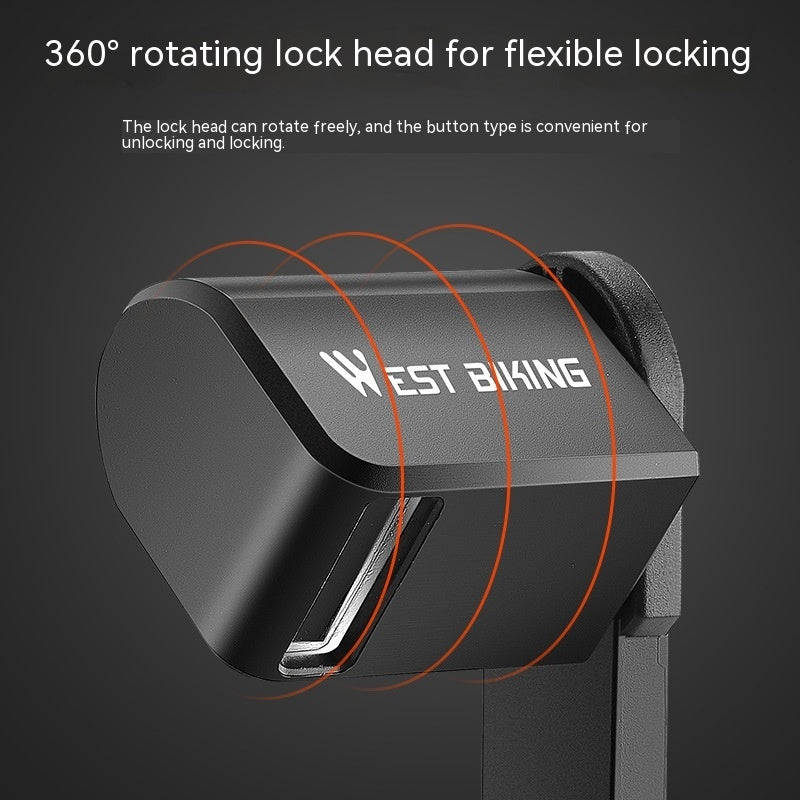 Bicycle Folding Security Lock Cycling Fixture